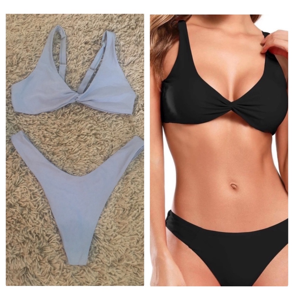 Smoky Blue 2 piece bikini